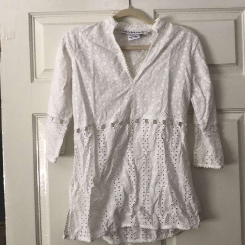 Gretchen Scott Eyelet Tunic